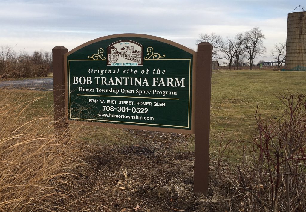 Bob Trantina Farm sign