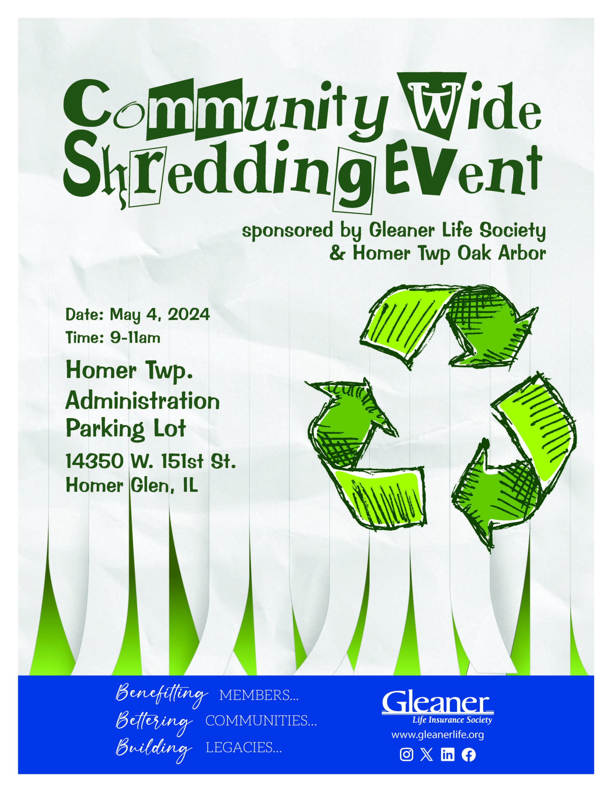 Shredding Event May 4, 2024