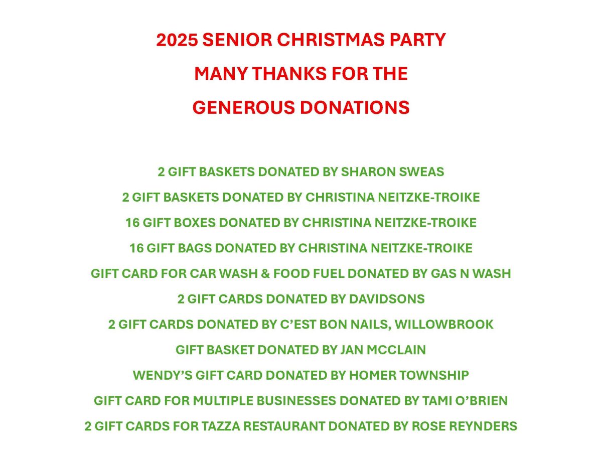 2025 Senior Christmas Party